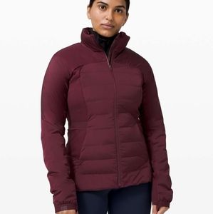 Down for it all Burgundy Lululemon jacket 12